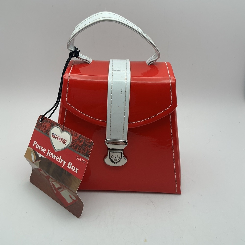 Miniature Faux Leather Jewelry Bag, Rite Aid, New with Tag‎